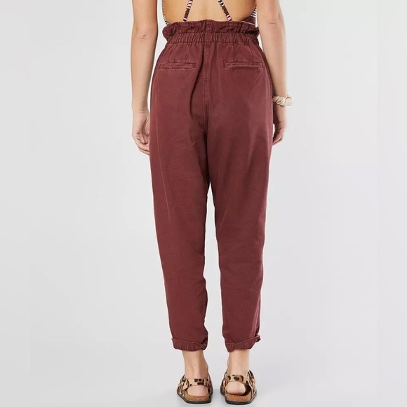Free People Margate Pleated Paperbag Trouser Pant - Picture 5 of 6
